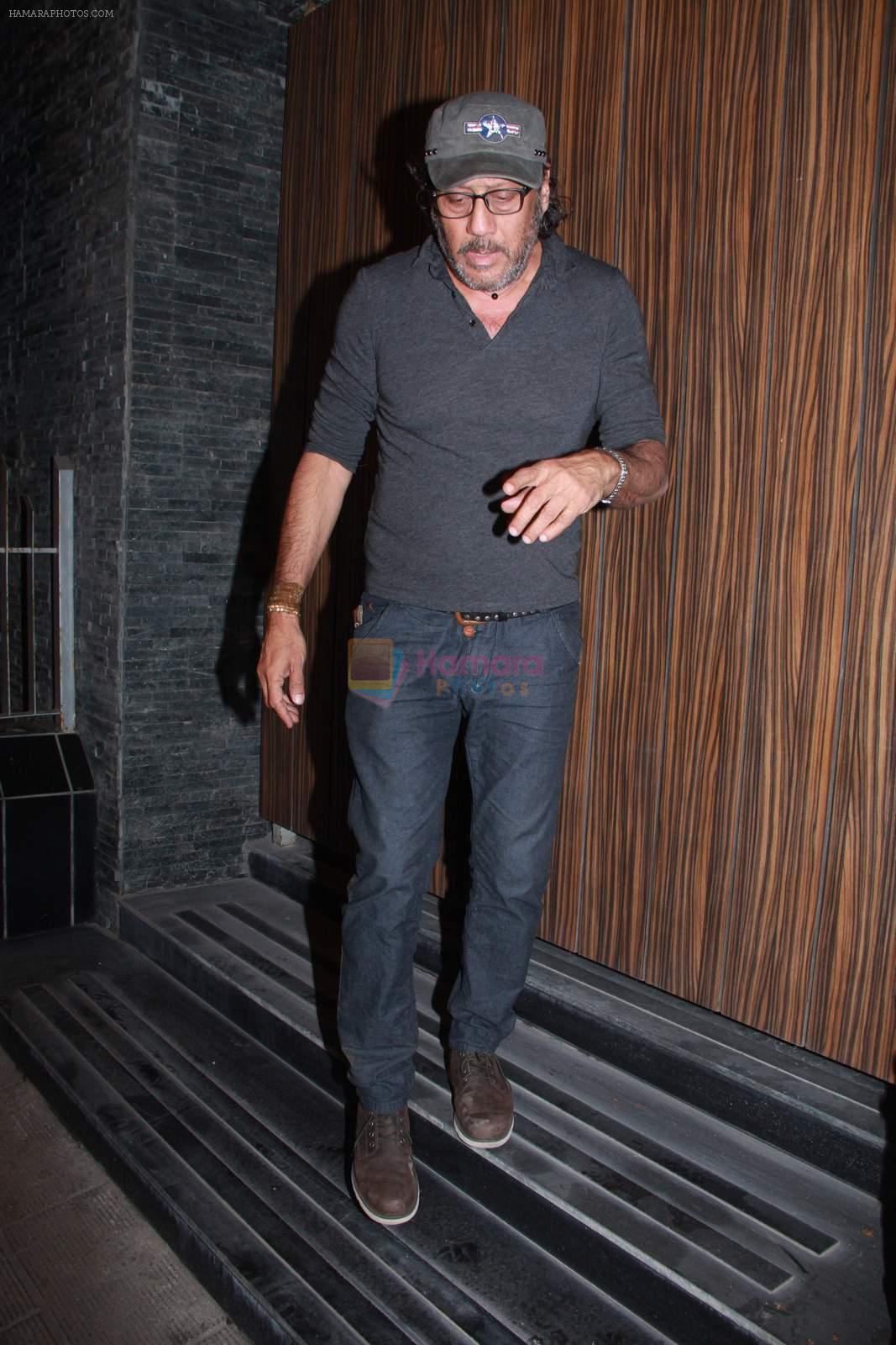 Jackie Shroff attend Aamir Khan's dinner at home on 25th Dec 2015