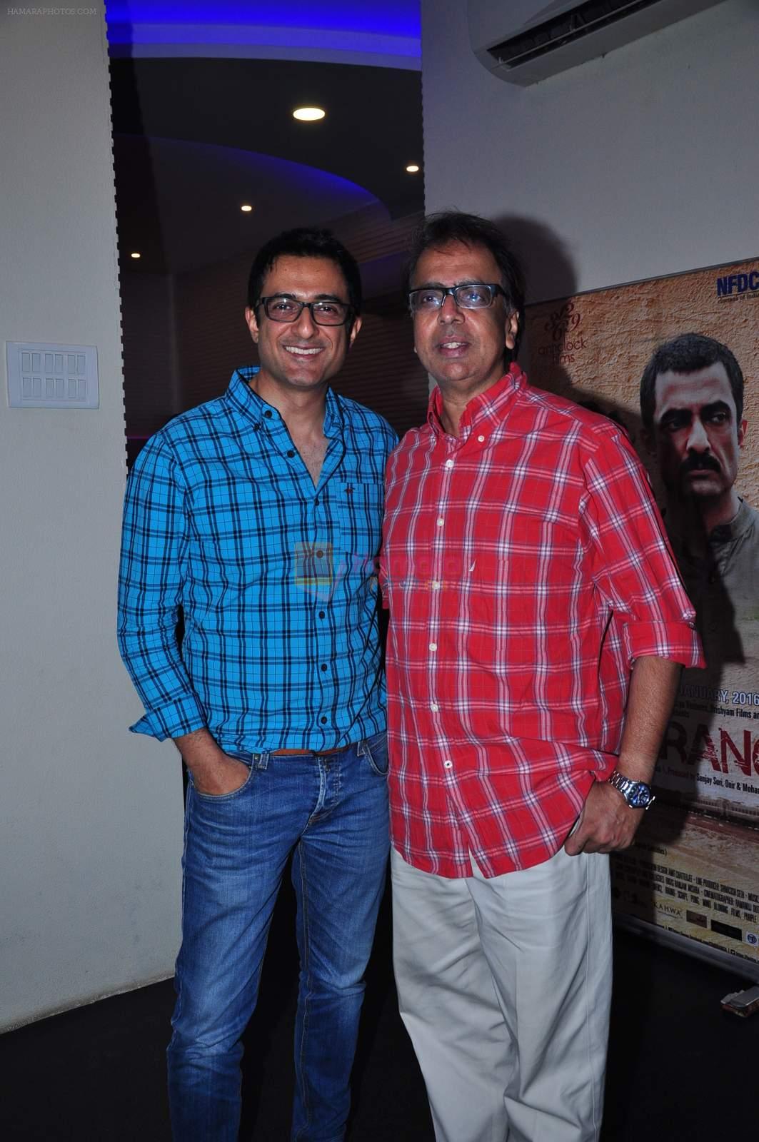 Sanjay Suri, Anant Mahadevan at Chauranga film screening on 6th Jan 2016