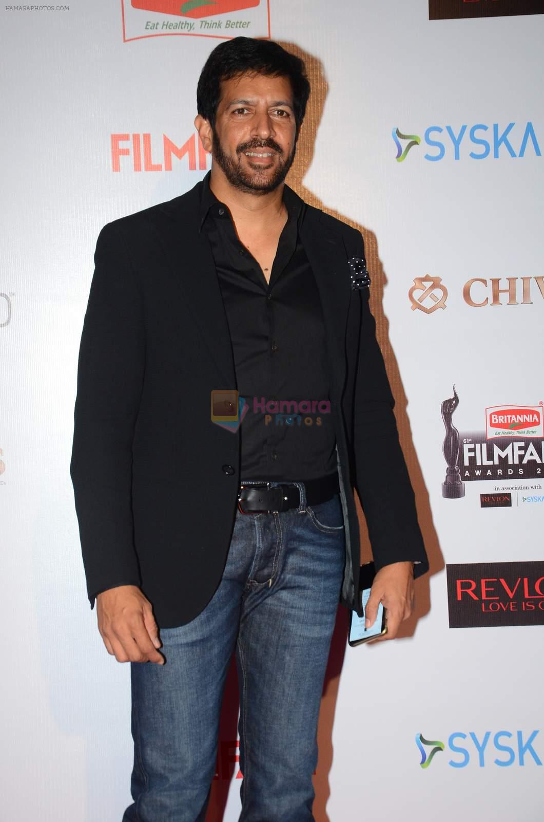 Kabir Khan at Filmfare Nominations red carpet on 9th Jan 2016