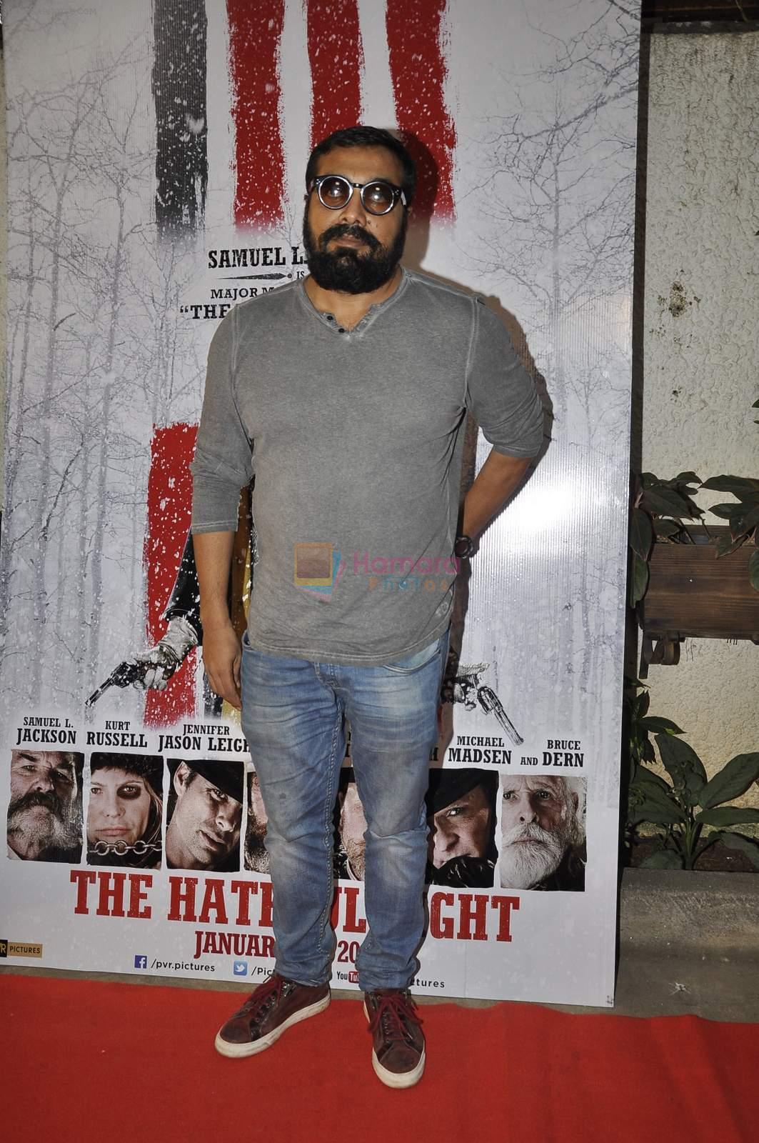 Anurag Kashyap at The Hateful Eight screening on 10th Jan 2016