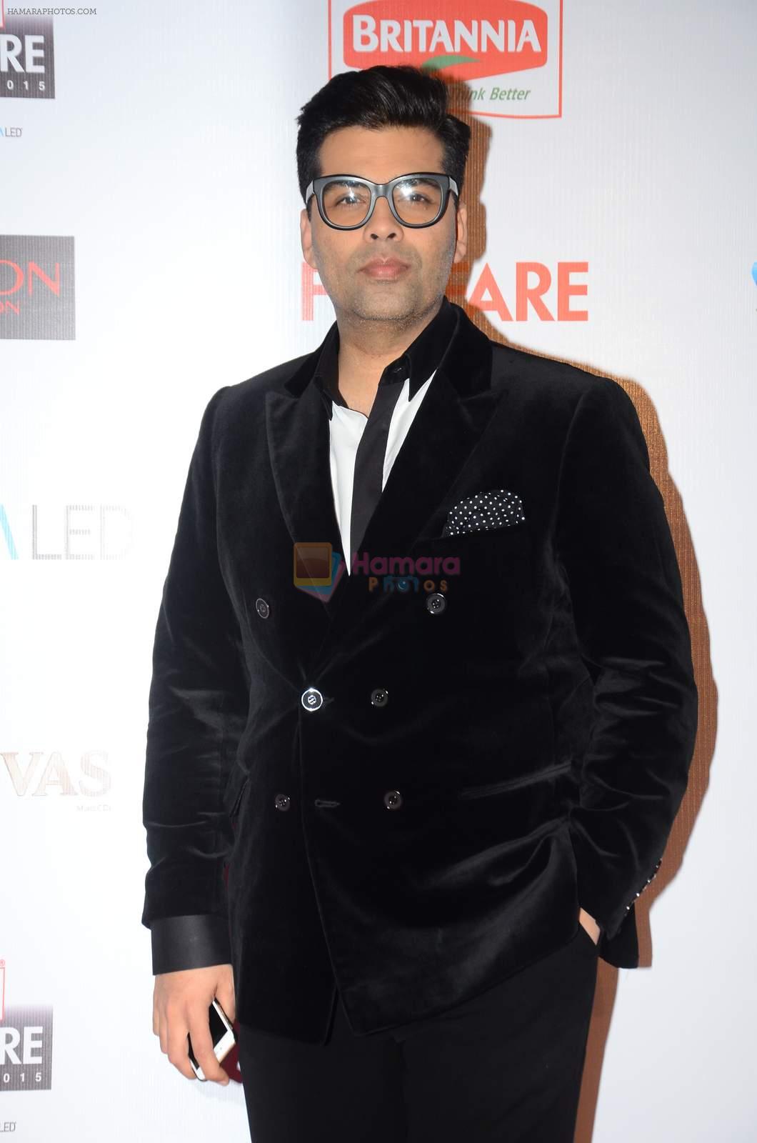 Karan Johar at Filmfare Nominations red carpet on 9th Jan 2016