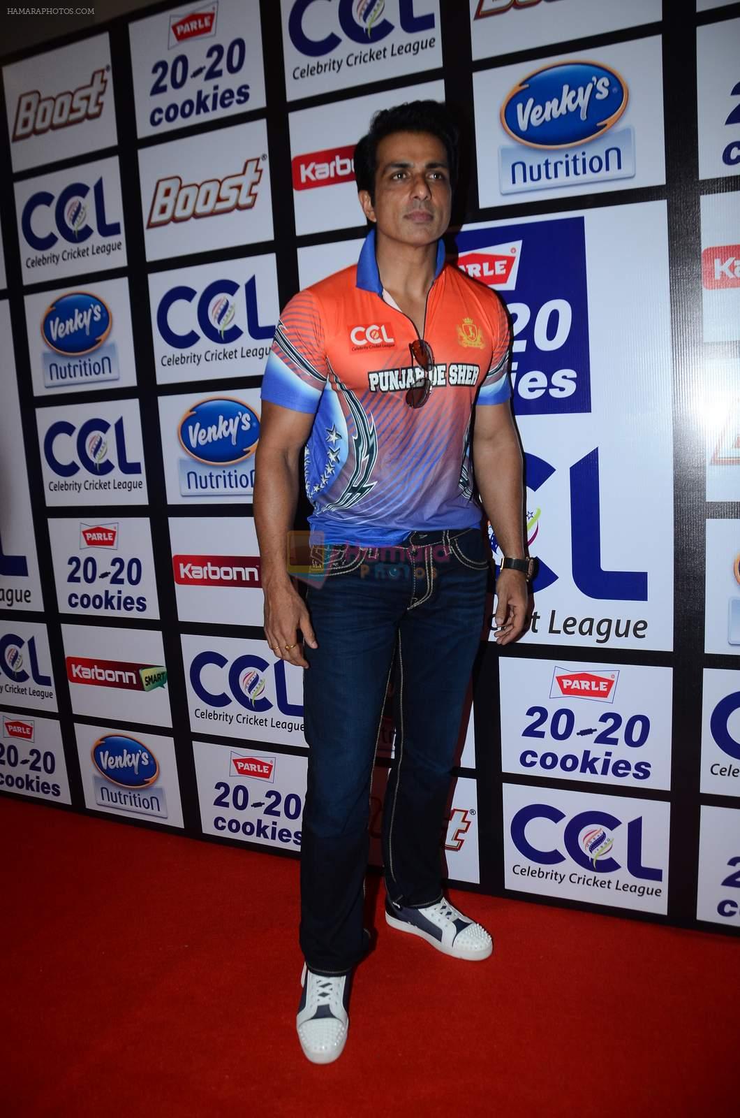 Sonu Sood at CCL 6 launch in Mumbai on 11th Jan 2016