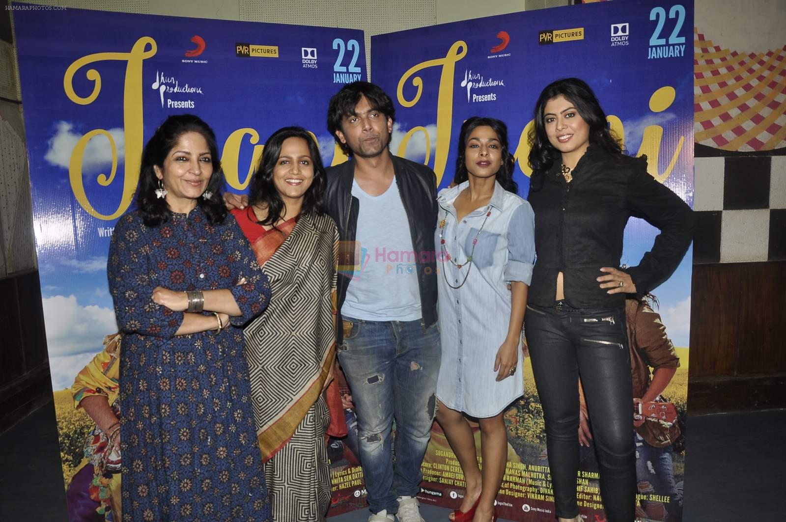 Sugandha Garg, Siddhanth Behl, Aniruta Jha, Sadhana Singh at Jugni film promotions on 13th Jan 2016