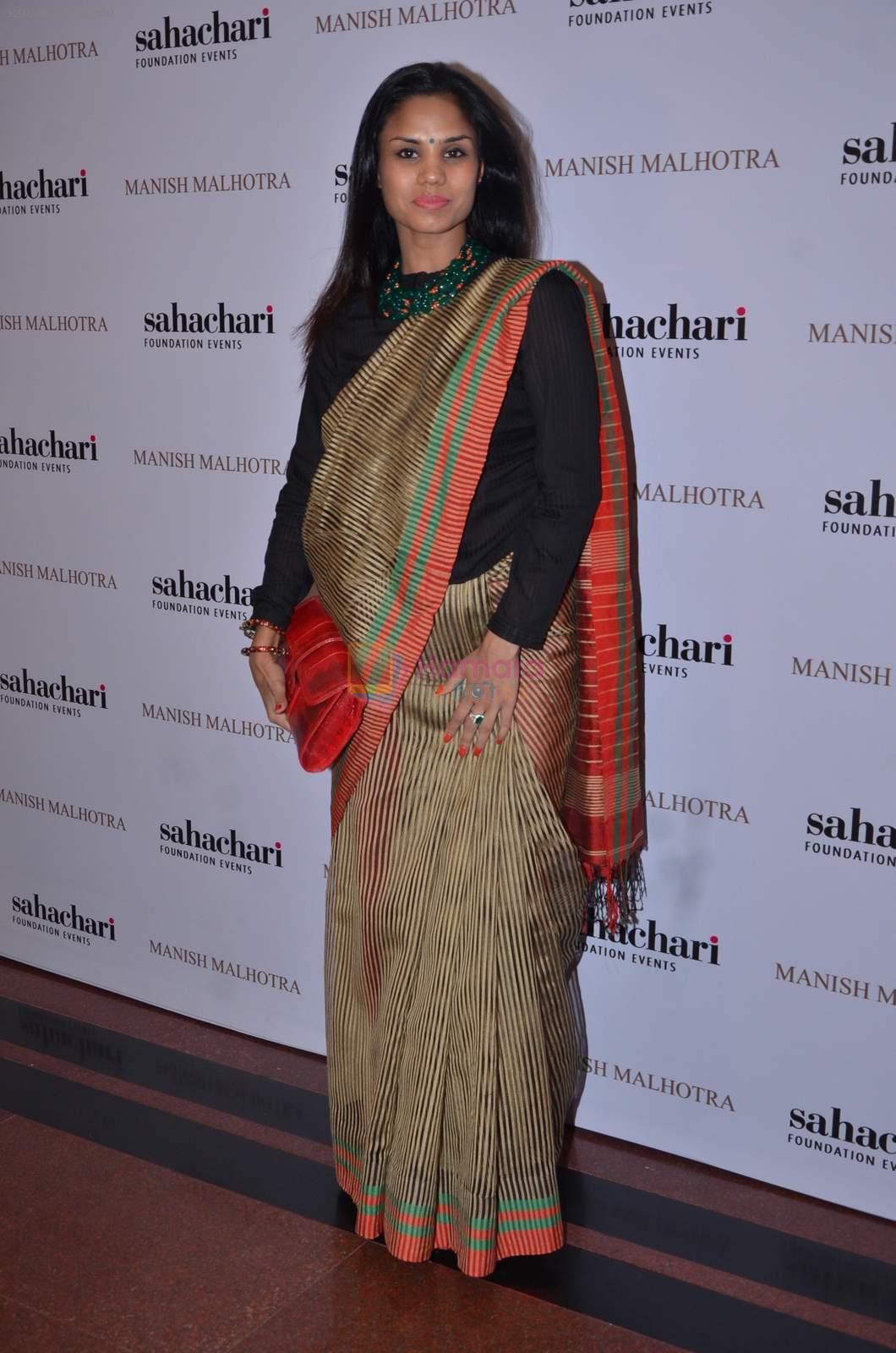 at Manish Malhotra show for Sahachari Foundation on 14th Jan 2016