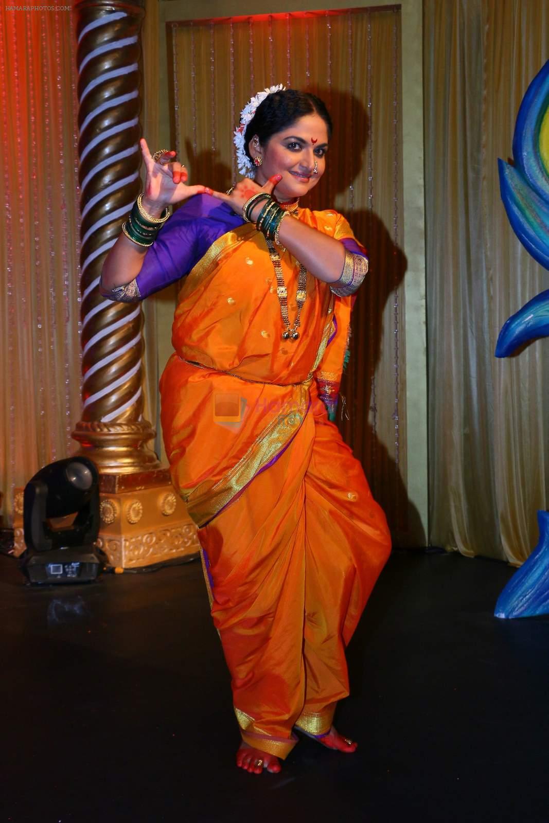 Indira Krishnan as Kumudini on the launch of COLORS_ Krishndasi