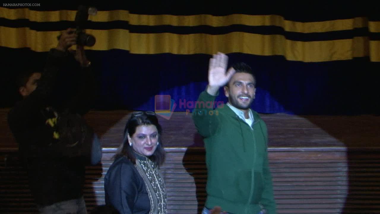 Ranveer Singh at his school Learner's Academy function on 21st Jan 2016