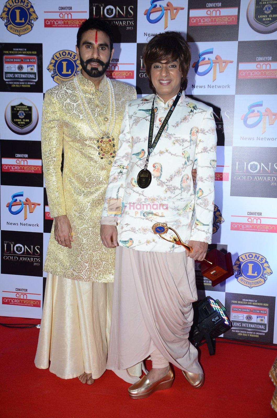 Sandip Soparkar, Rohit Verma at Lions Awards 2016 on 22nd Jan 2016
