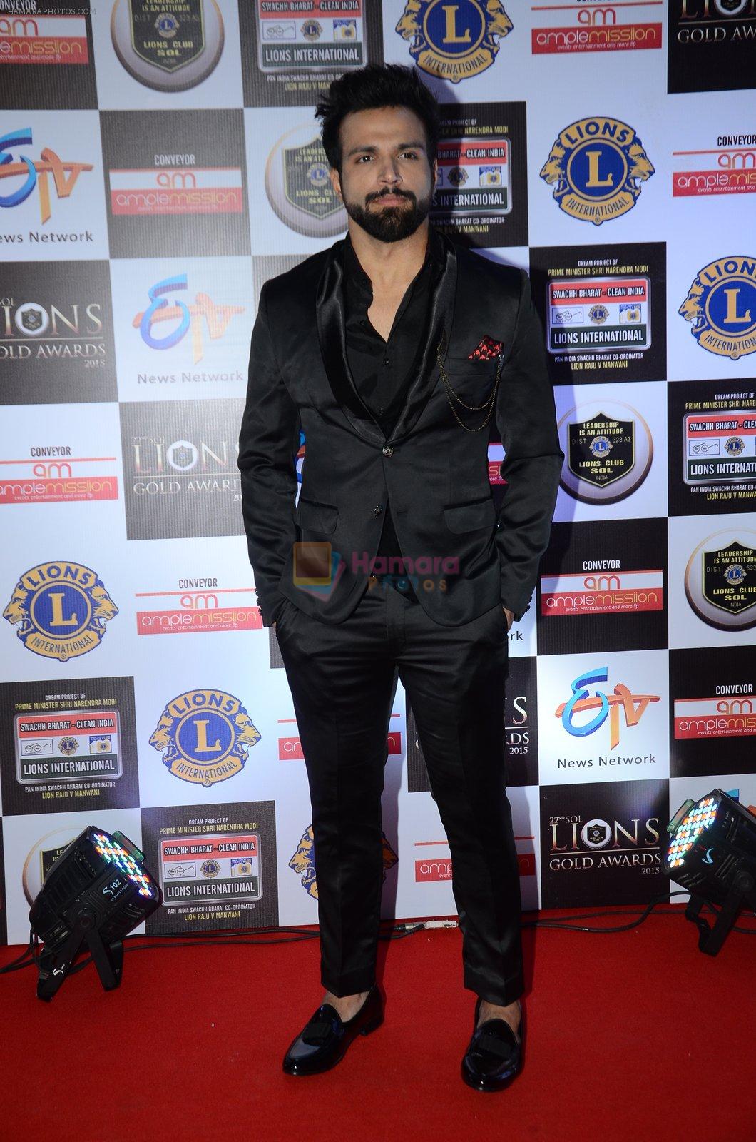 Rithvik Dhanjani at Lions Awards 2016 on 22nd Jan 2016