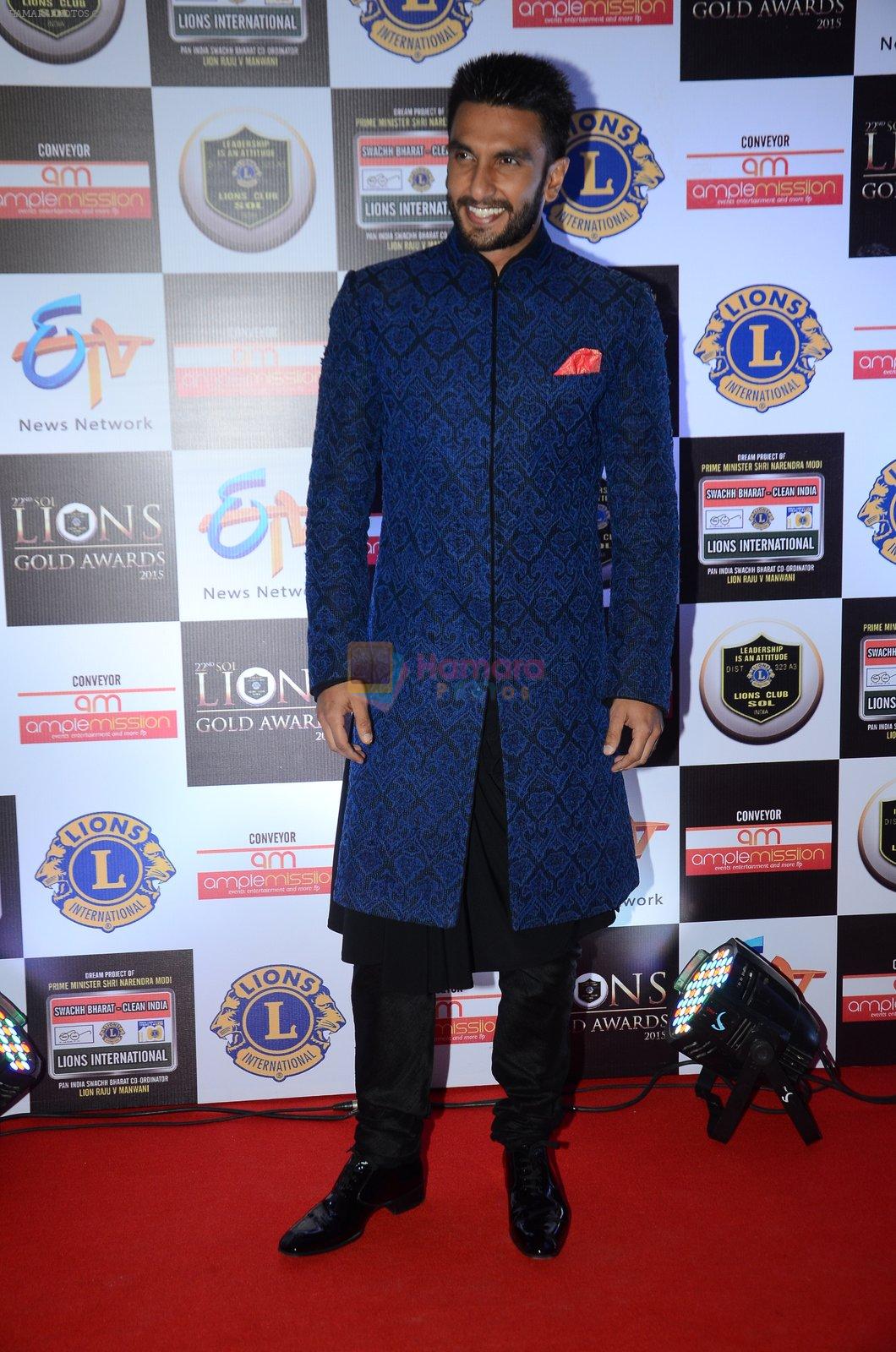 Ranveer Singh at Lions Awards 2016 on 22nd Jan 2016
