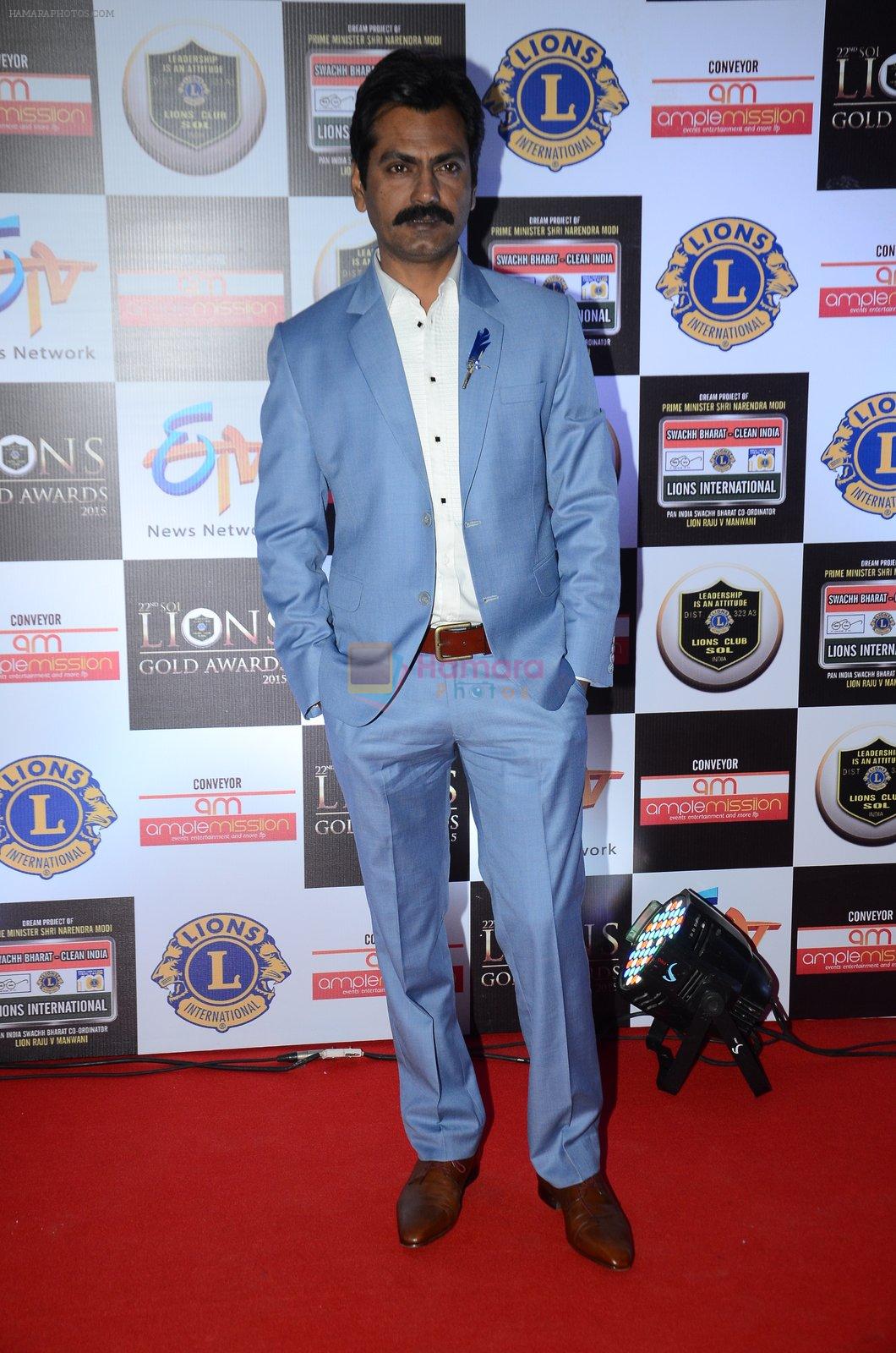 Nawazuddin Siddiqui at Lions Awards 2016 on 22nd Jan 2016