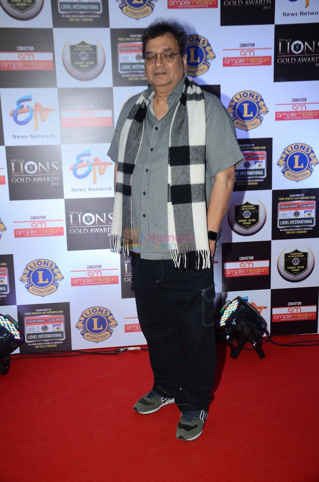 Subhash Ghai at Lions Awards 2016 on 22nd Jan 2016