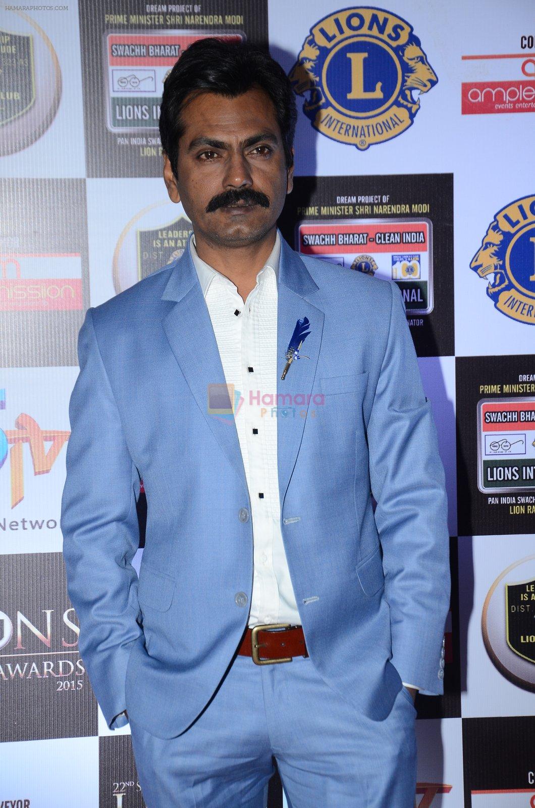 Nawazuddin Siddiqui at Lions Awards 2016 on 22nd Jan 2016