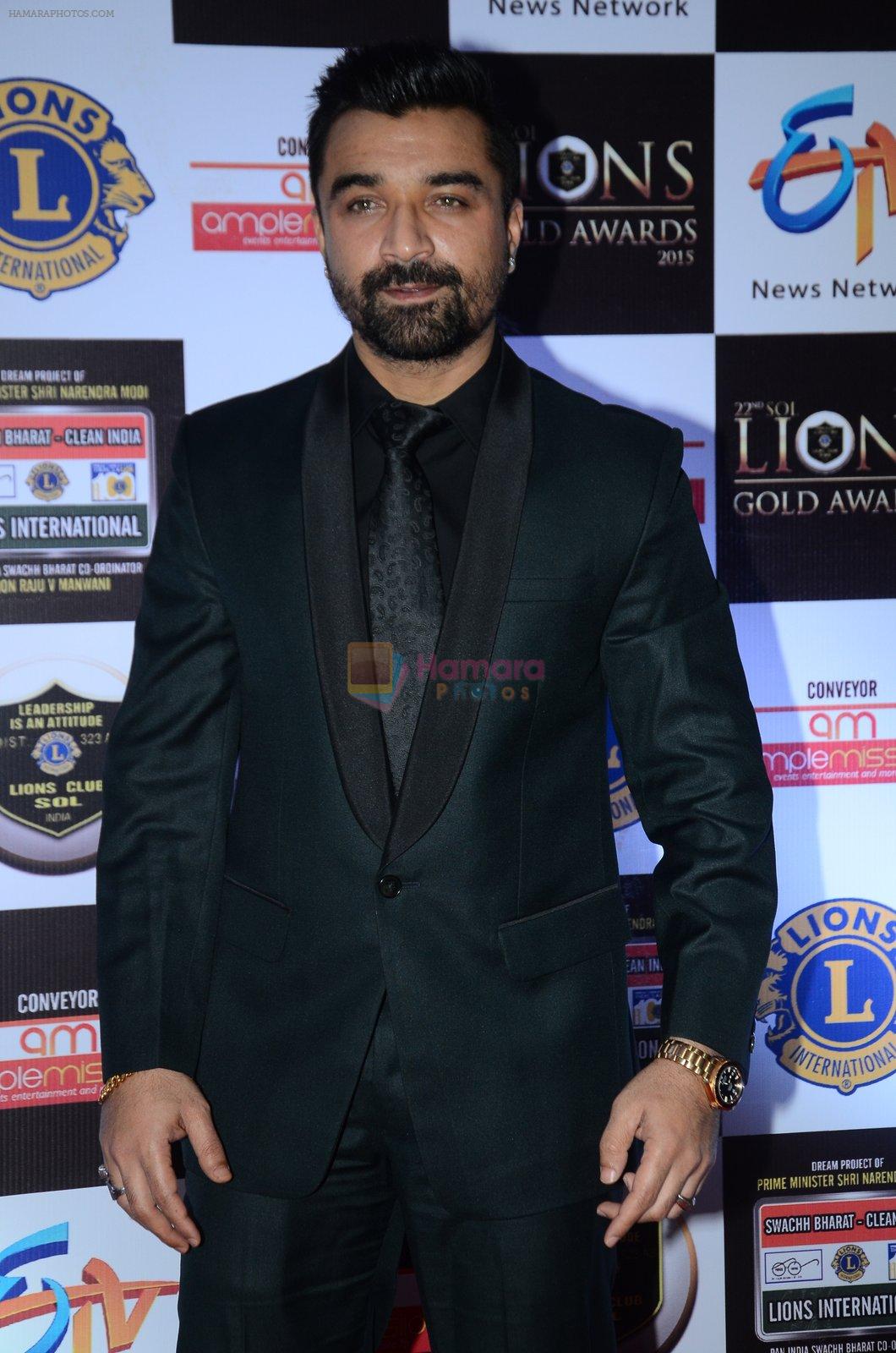 Ajaz Khan at Lions Awards 2016 on 22nd Jan 2016