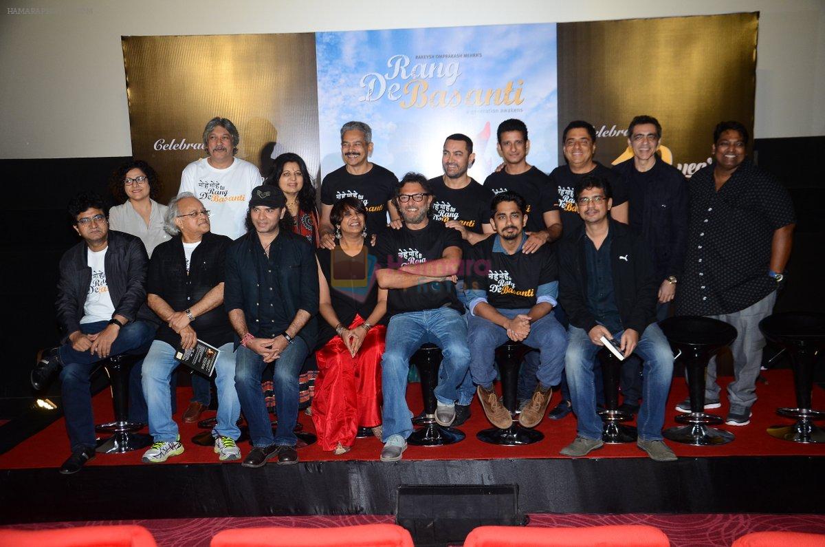 Aamir Khan at Press Conference to commemorate 10 years of Rang De Basanti in PVR on 25th Jan 2016