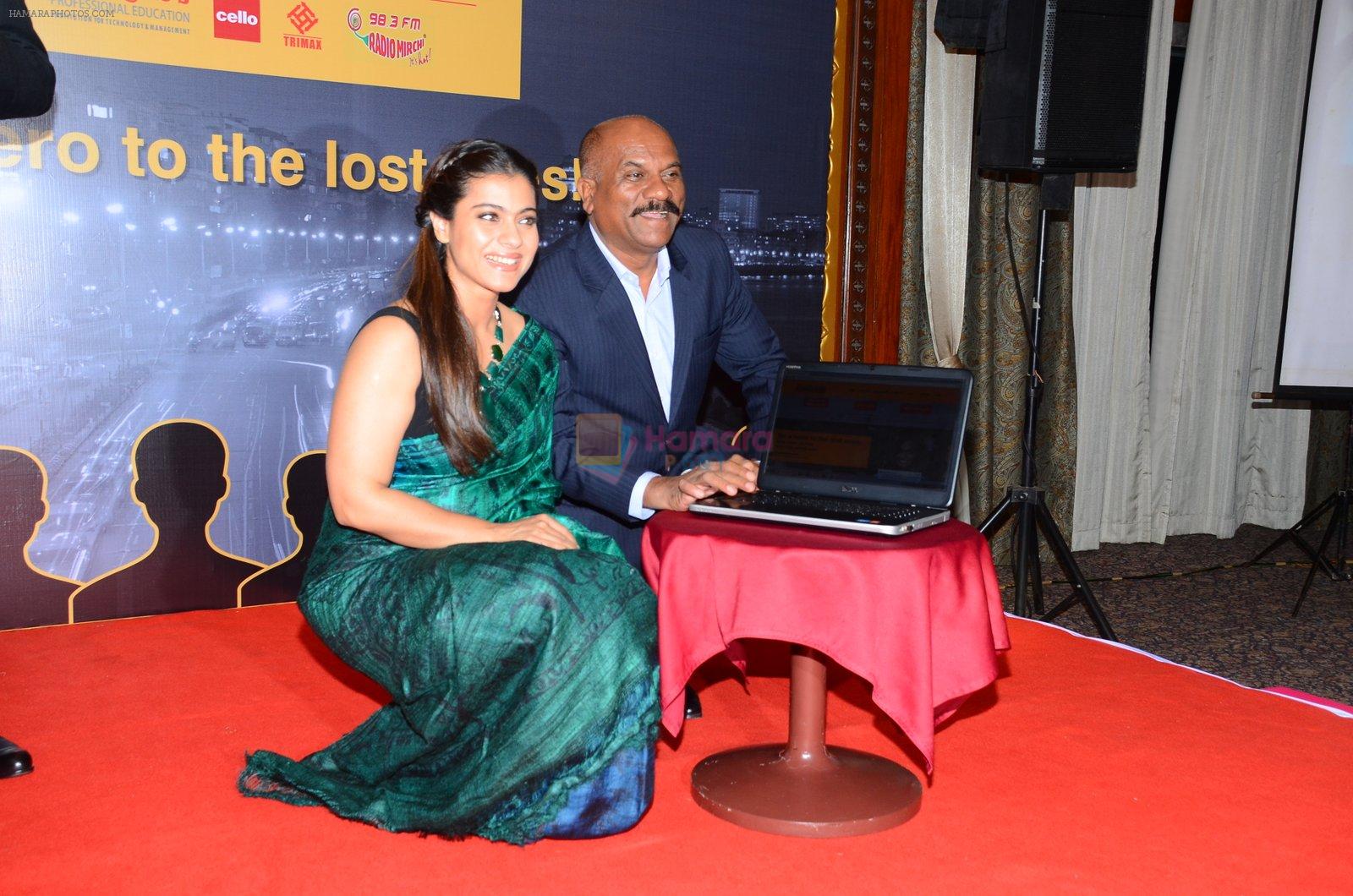 Kajol at Missing people site launch  on 27th Jan 2016