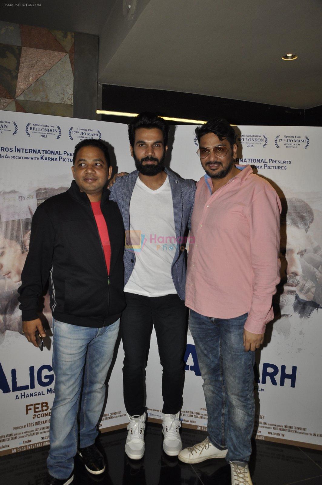 Raj Kumar Yadav at the launch of film Aligargh on 28th Jan 2016