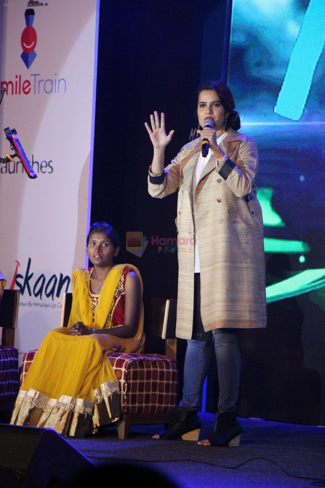Sona Mohapatra at a press conference for the NGO Smile Train & Himalayas in Bangalore on 29th Jan 2016