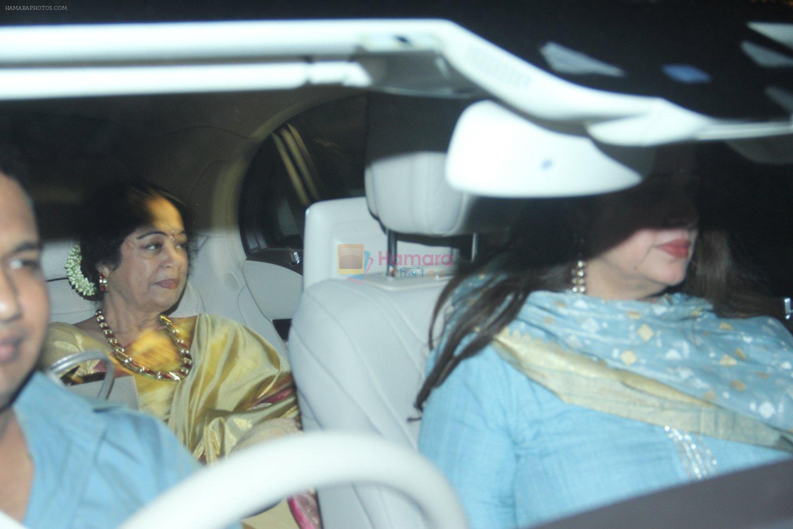 Kiron Kher at Sikander Kher's engagement on 30th Jan 2016