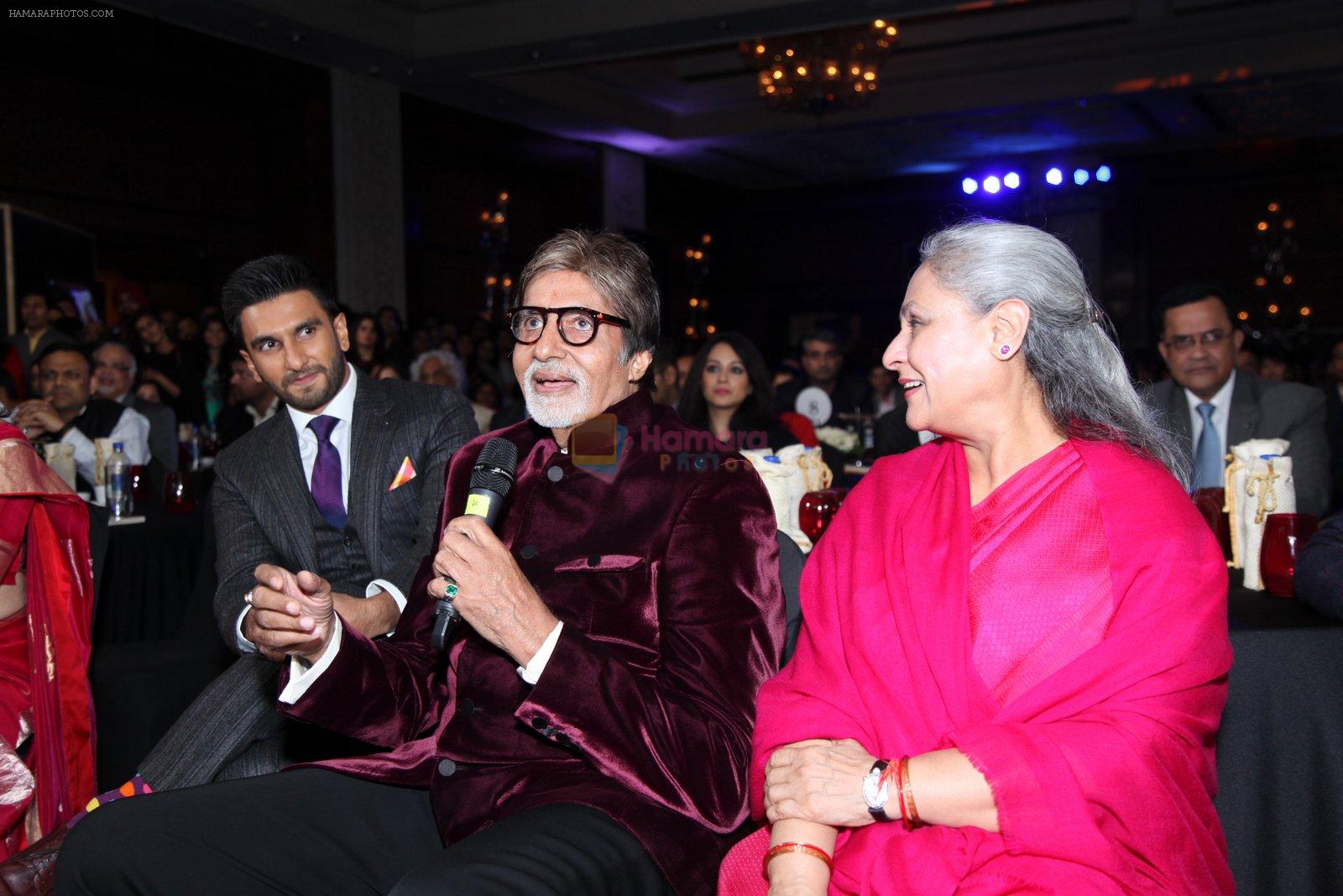 Amitabh Bachchan, Jaya Bachchan at NDTV Indian of the year on 5th Feb 2016
