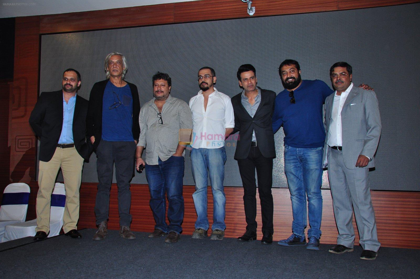 Anurag Kashyap, Sudhir Mishra, Tigmanshu Dhulia at Manoj Bajpai's Tandav film promotions on 5th Feb 2016