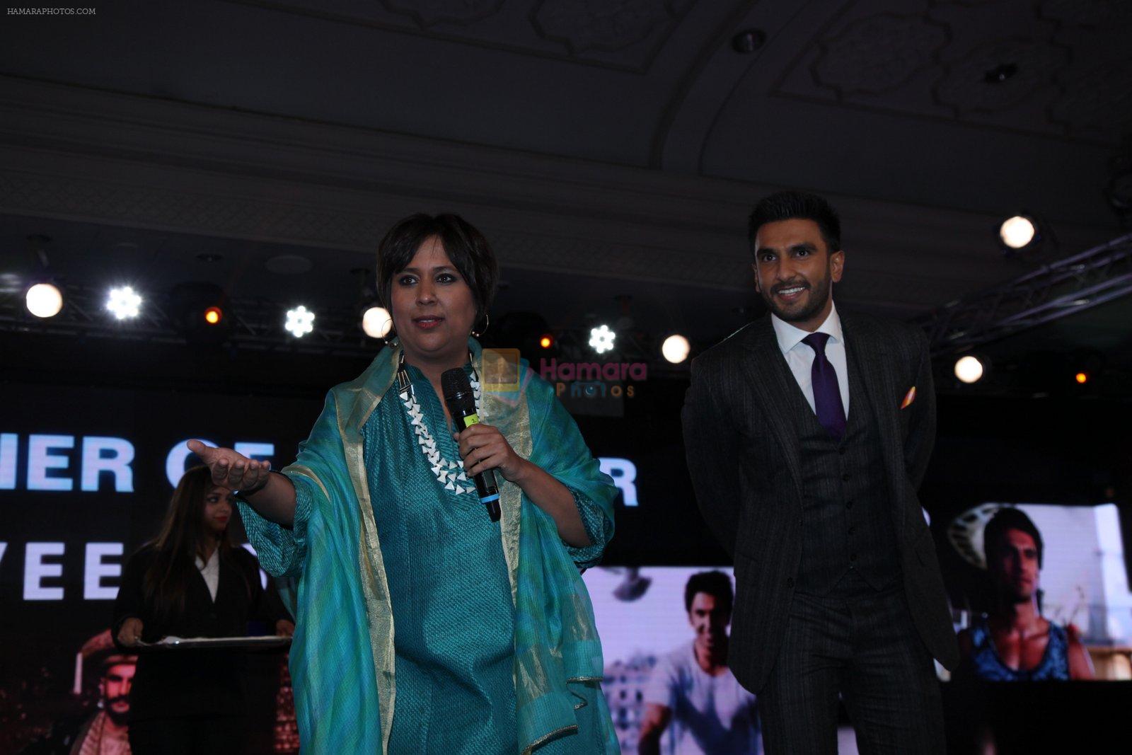 Ranveer Singh at NDTV Indian of the year on 5th Feb 2016