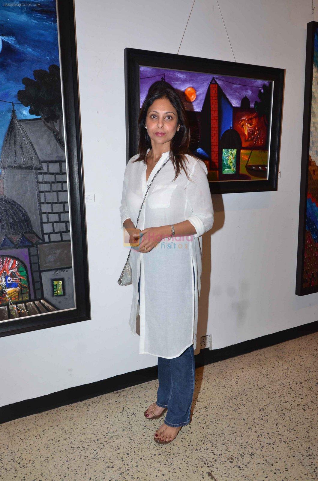 Shefali Shah snapped at an art event on 9th Feb 2016