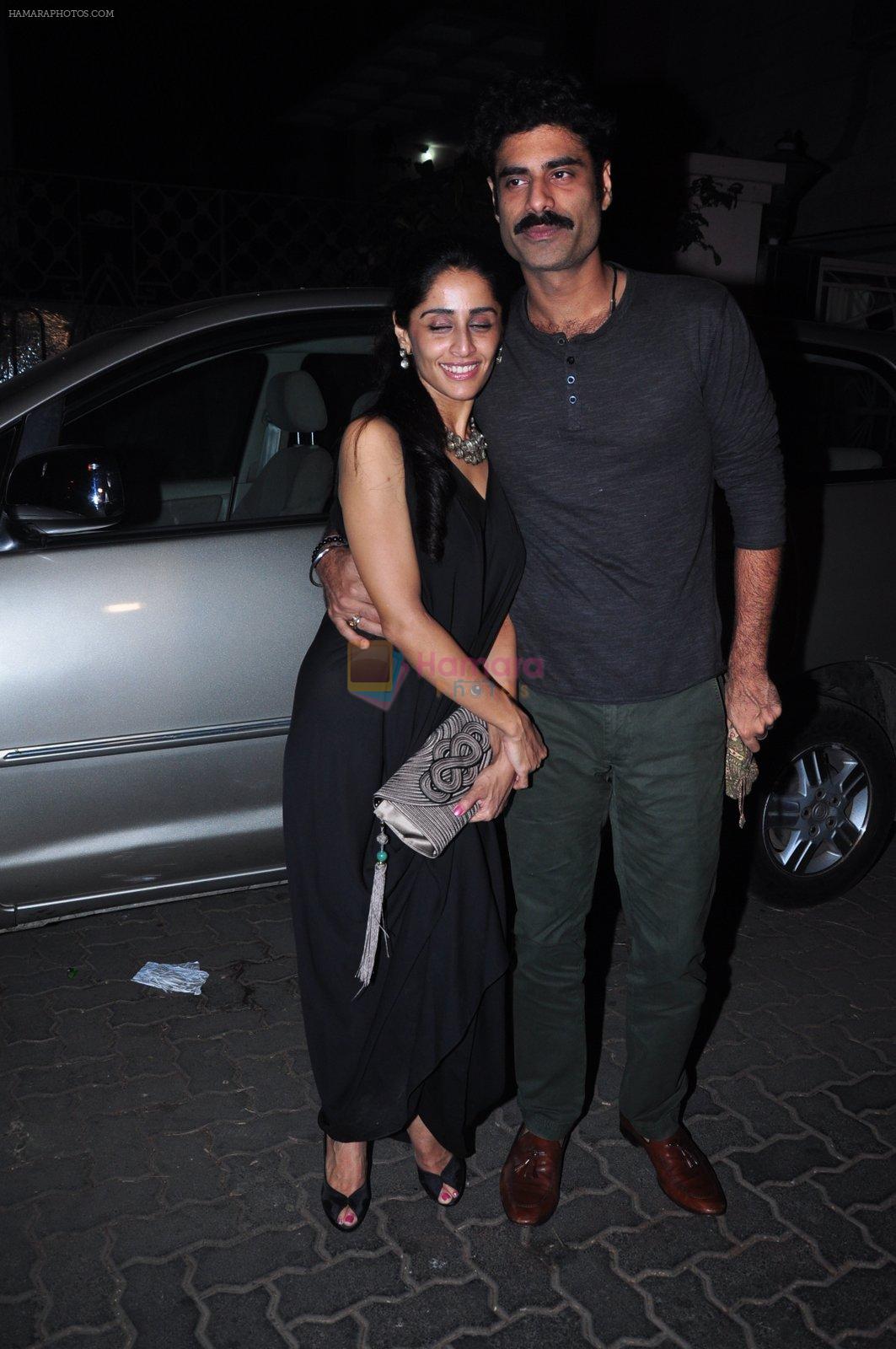 Sikandar Kher at Anil Kapoor's party for the cast of 24 at his bunglow on 9th Feb 2016
