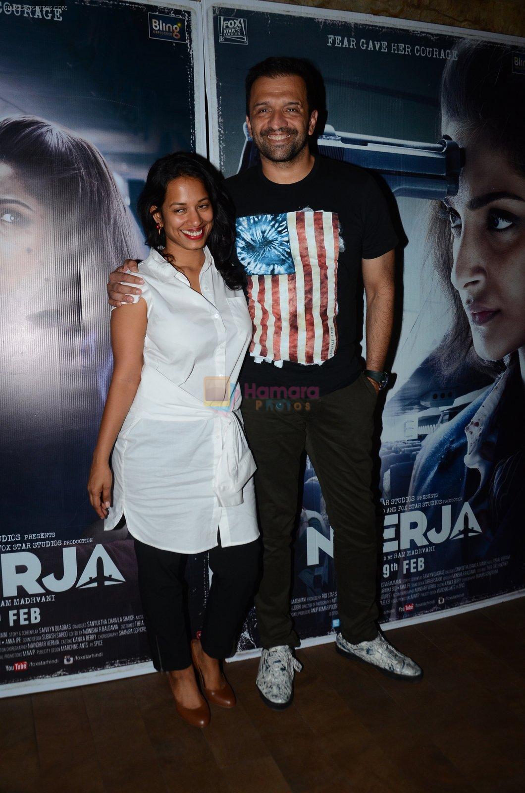 Atul Kasbekar at Neerja Screening in Mumbai on 12th Feb 2016