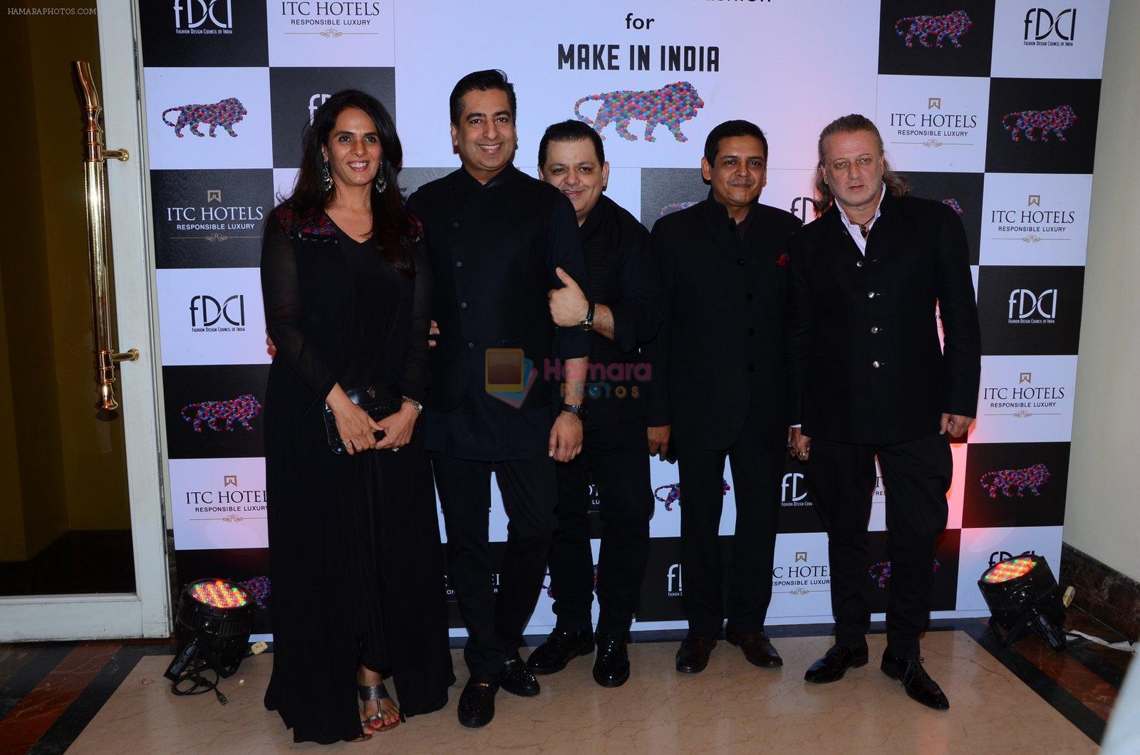 Anita Dongre at FDCI Make in India show in Mumbai on 14th Feb 2016