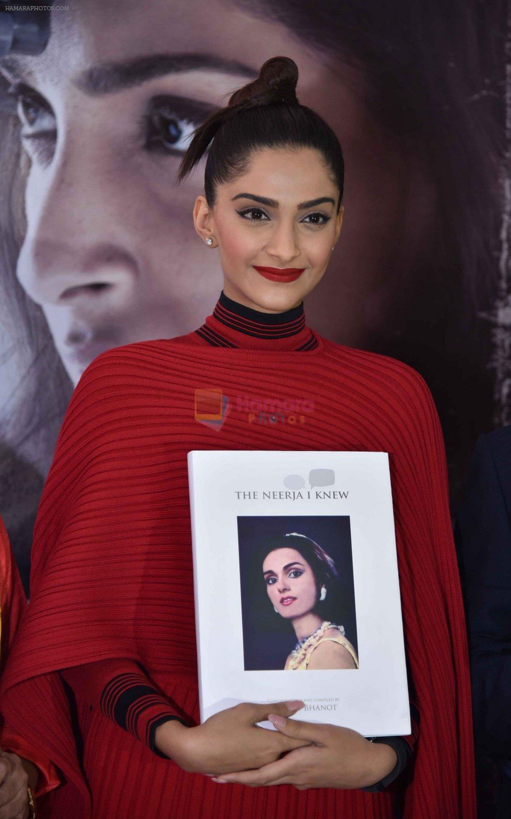 Sonam Kapoor promotes Neerja in Delhi on 15th Feb 2016