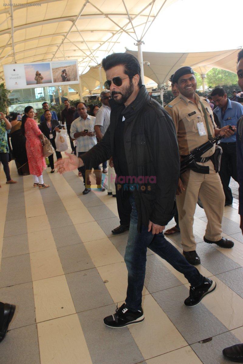 Anil Kapoor snapped at airport on 17th Feb 2016