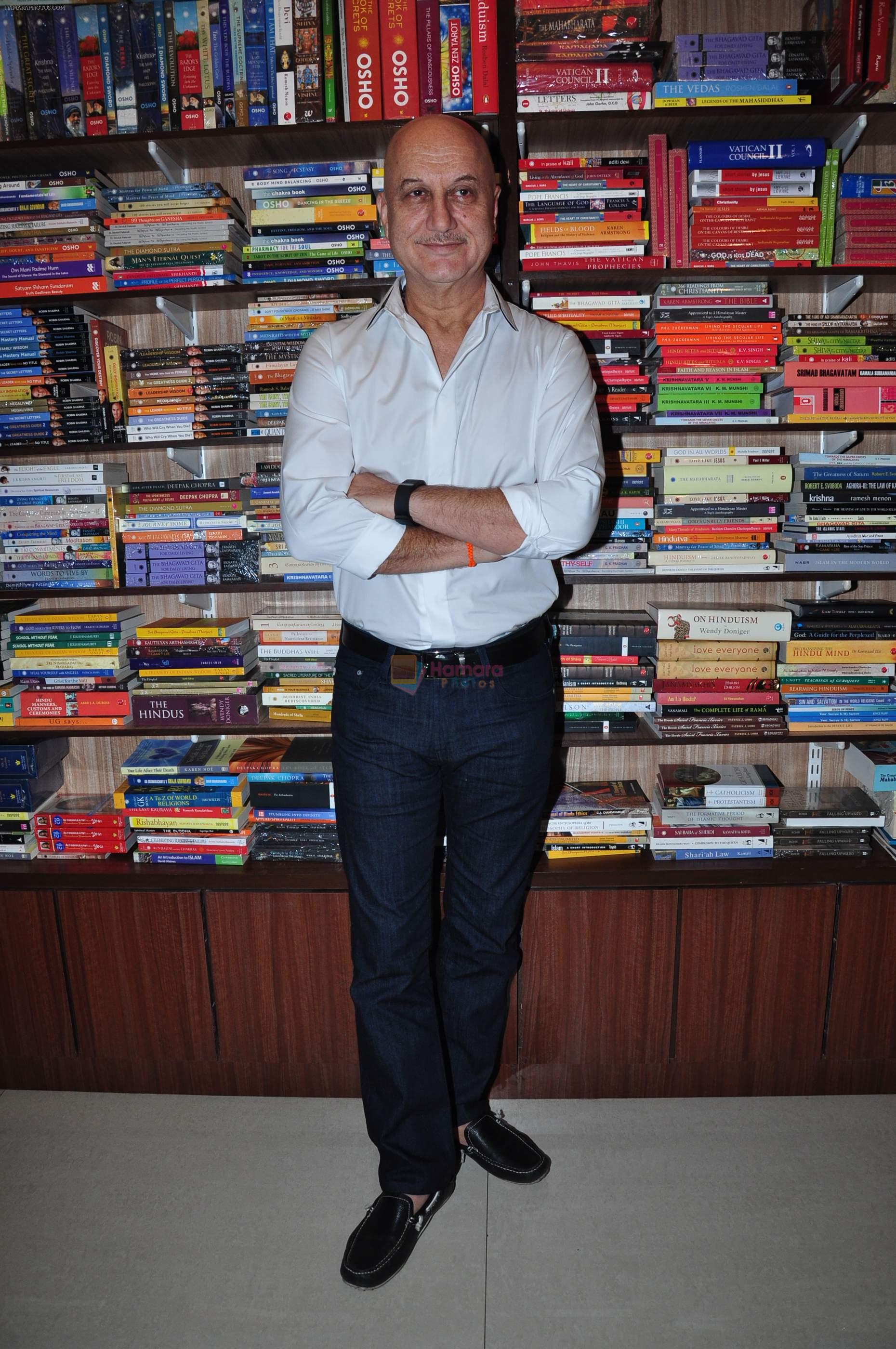 Anupam Kher at book launch in Mumbai on 16th Feb 2016