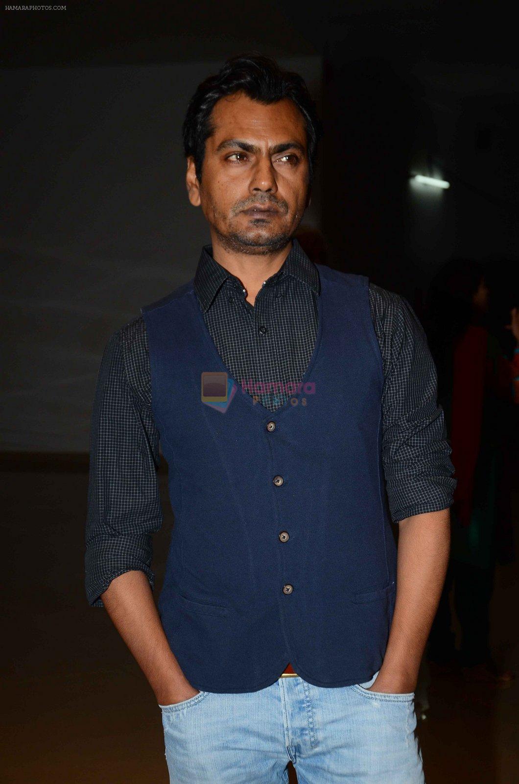 Nawazuddin Siddiqui at Aligargh screening in Mumbai on 18th Feb 2016