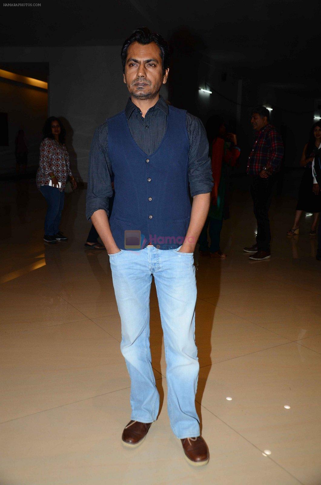 Nawazuddin Siddiqui at Aligargh screening in Mumbai on 18th Feb 2016