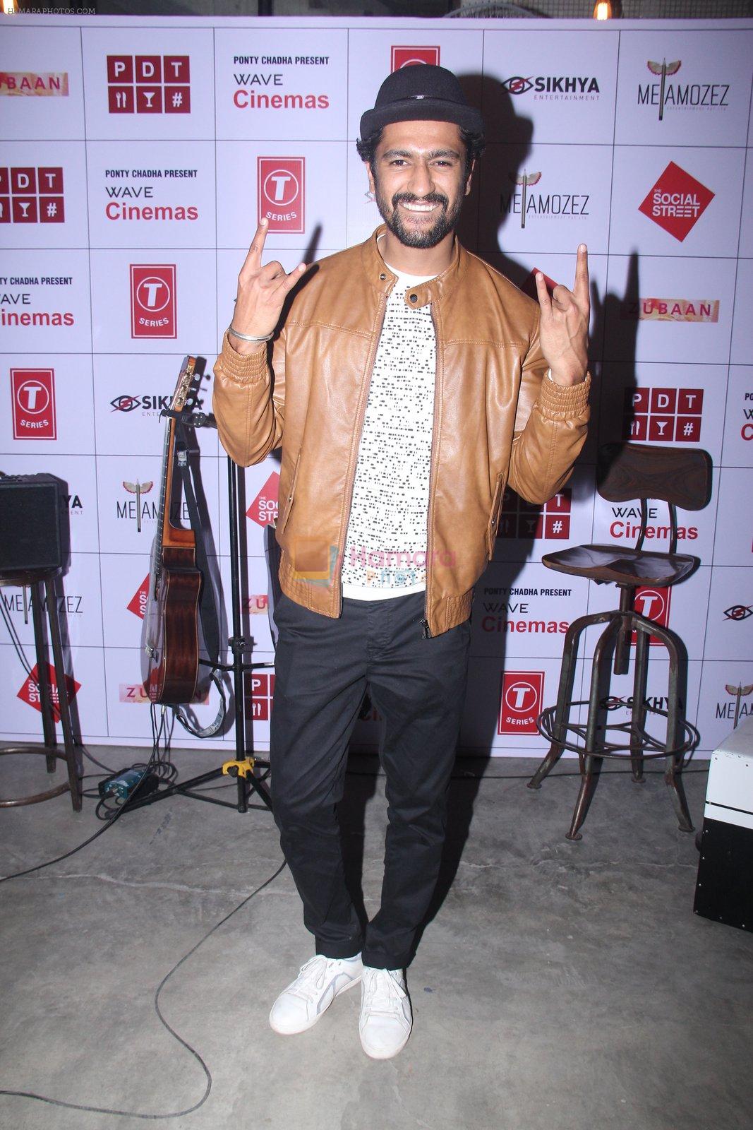 Vicky Kaushal at Zubaan concert in Mumbai on 19th Feb 2016