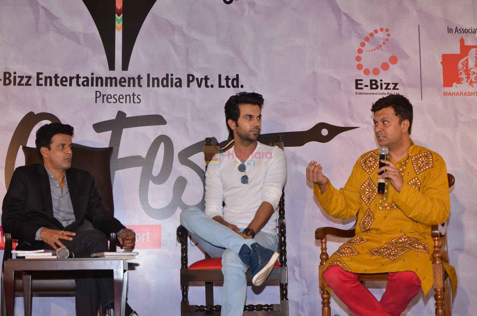 Rajkummar Rao, Manoj Bajpai at Litofest in Mumbai on 21st Feb 2016