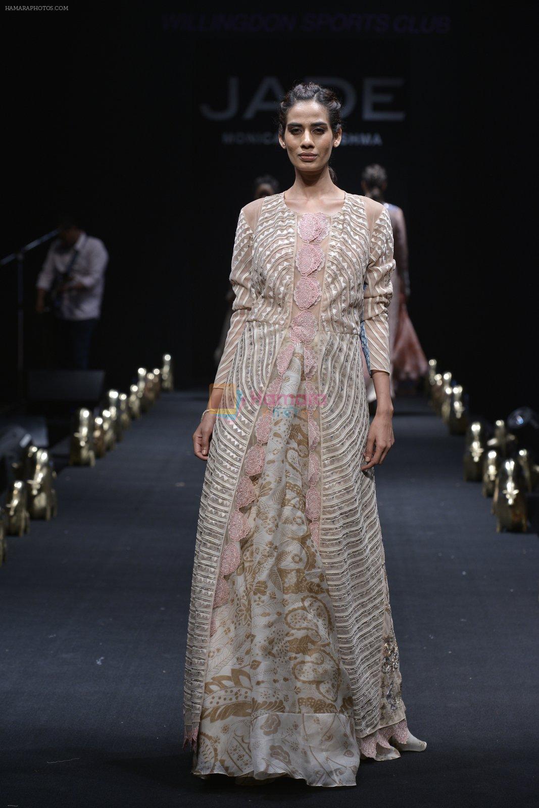 Model walks for Jade Fashion Show in Mumbai on 24th Feb 2016
