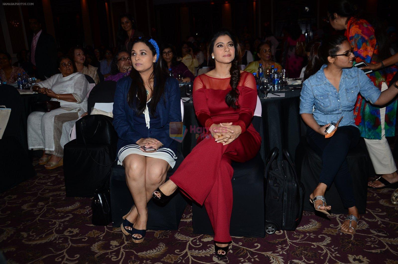Kajol, Sharbani Mukherjee at Hinduja launch in Mumbai on 29th Feb 2016