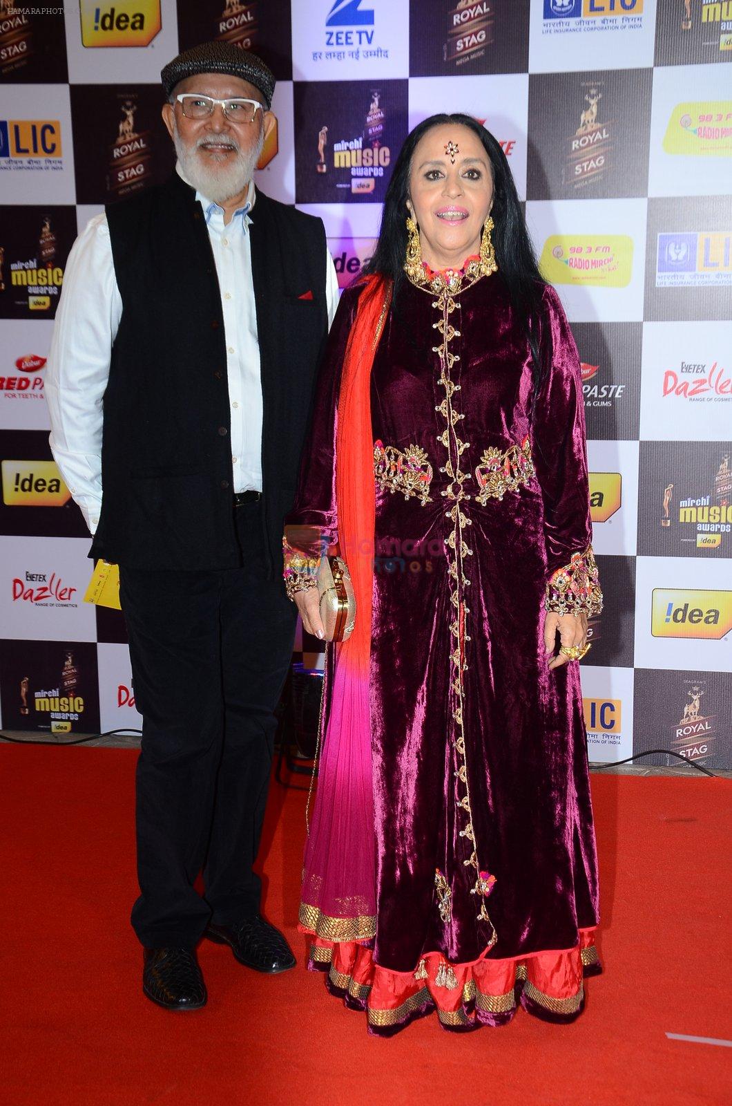Ila Arun at radio mirchi awards red carpet in Mumbai on 29th Feb 2016