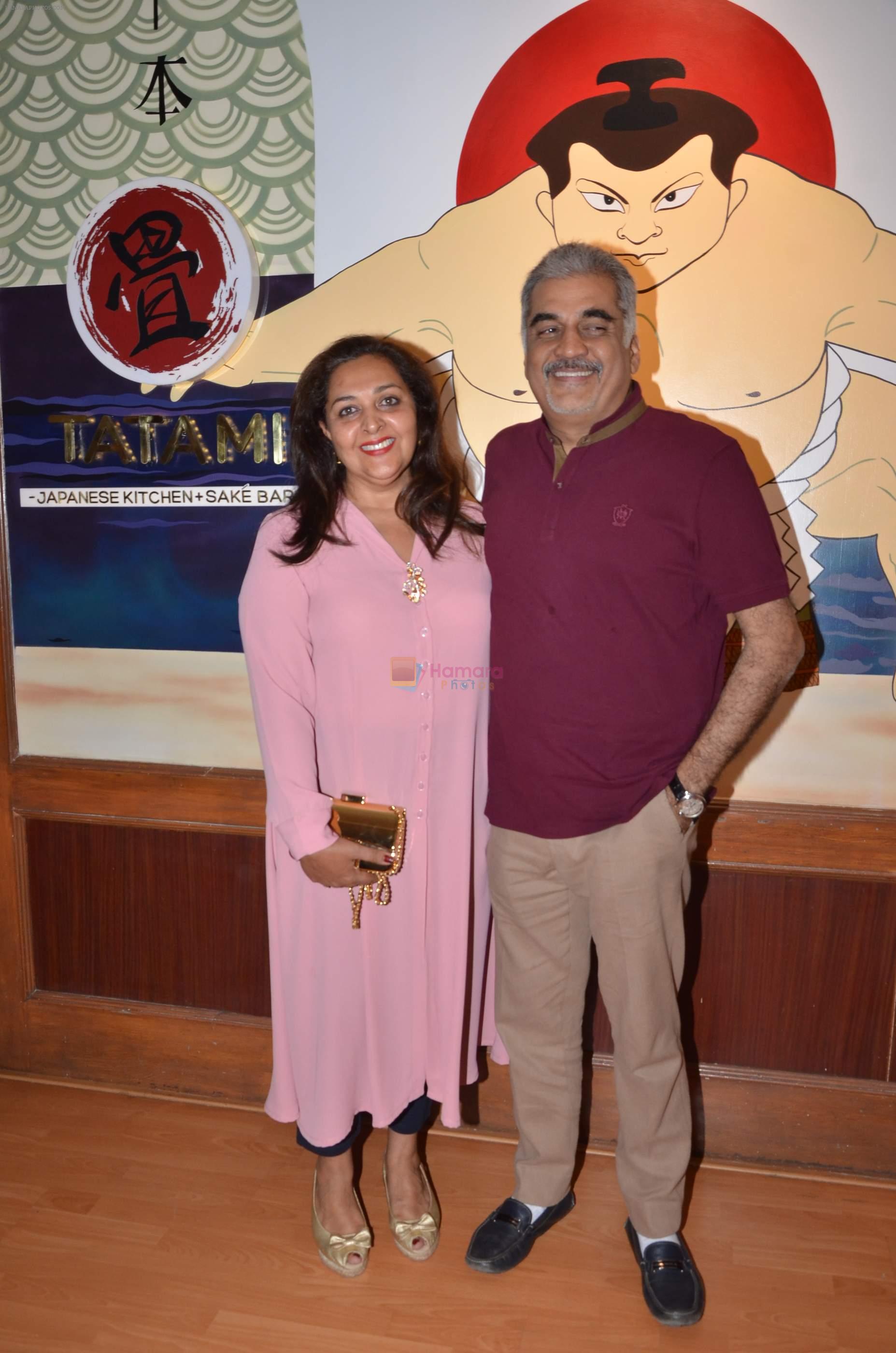 pradeep jethani with wife at Tatami restaurant launch hosted by Neha Premji and Shivam Hingorani on 3rd March 2016