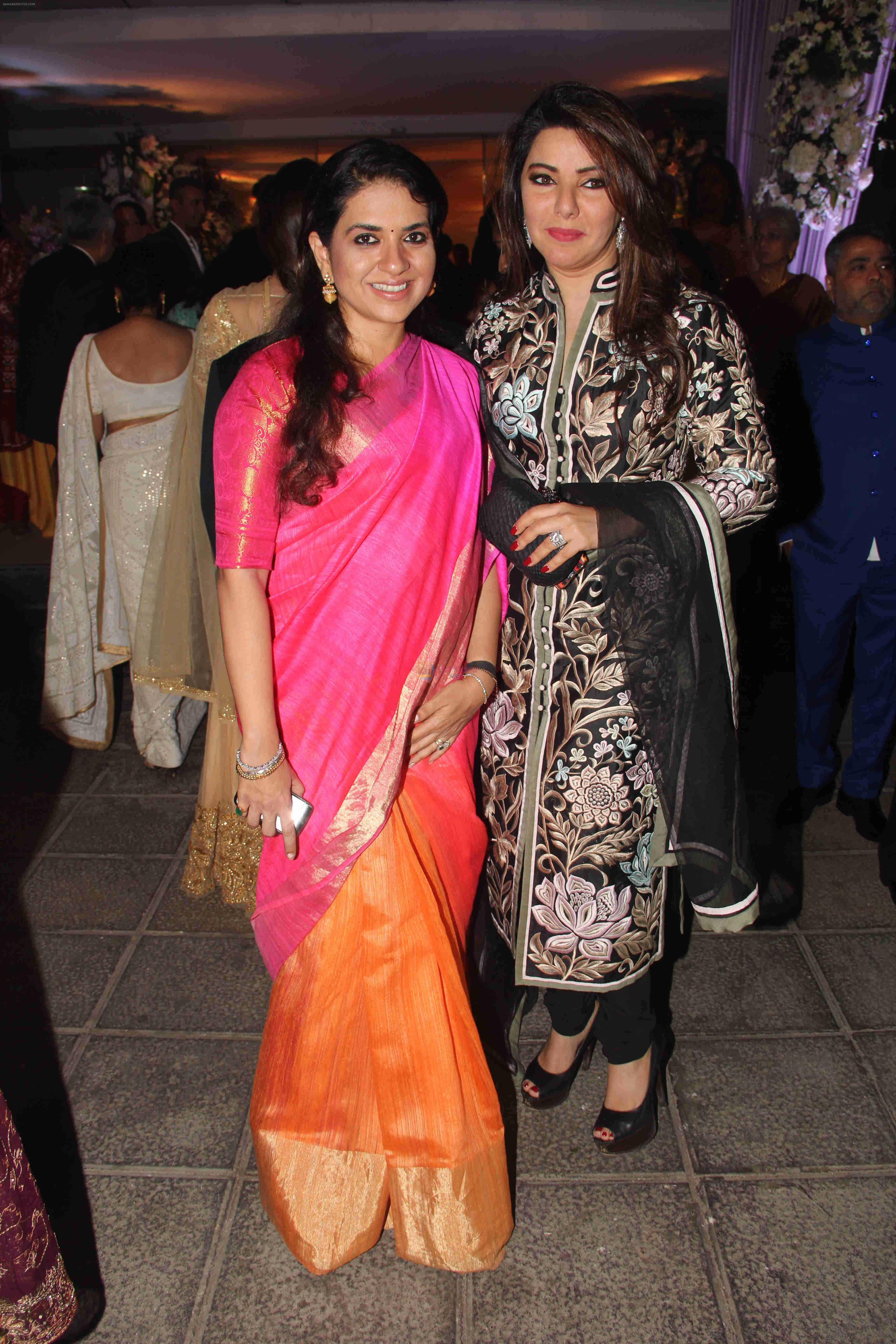 Shaina NC at Kresha Bajaj's wedding reception on 4th March 2016