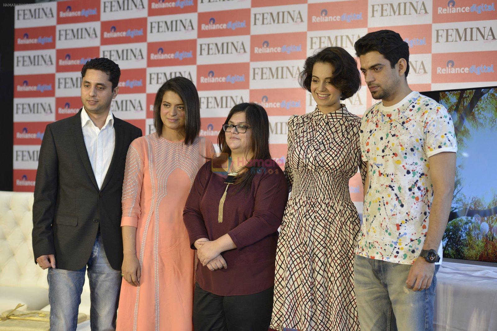 Kangana Ranaut at femina cover launch in Mumbai on 8th March 2016