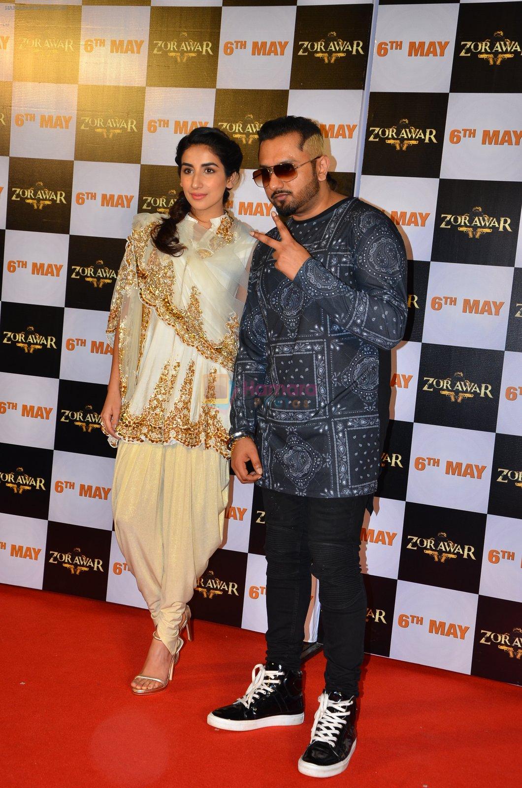 Honey Singh, Parul Gulati at Zorawar film launch on 10th March 2016