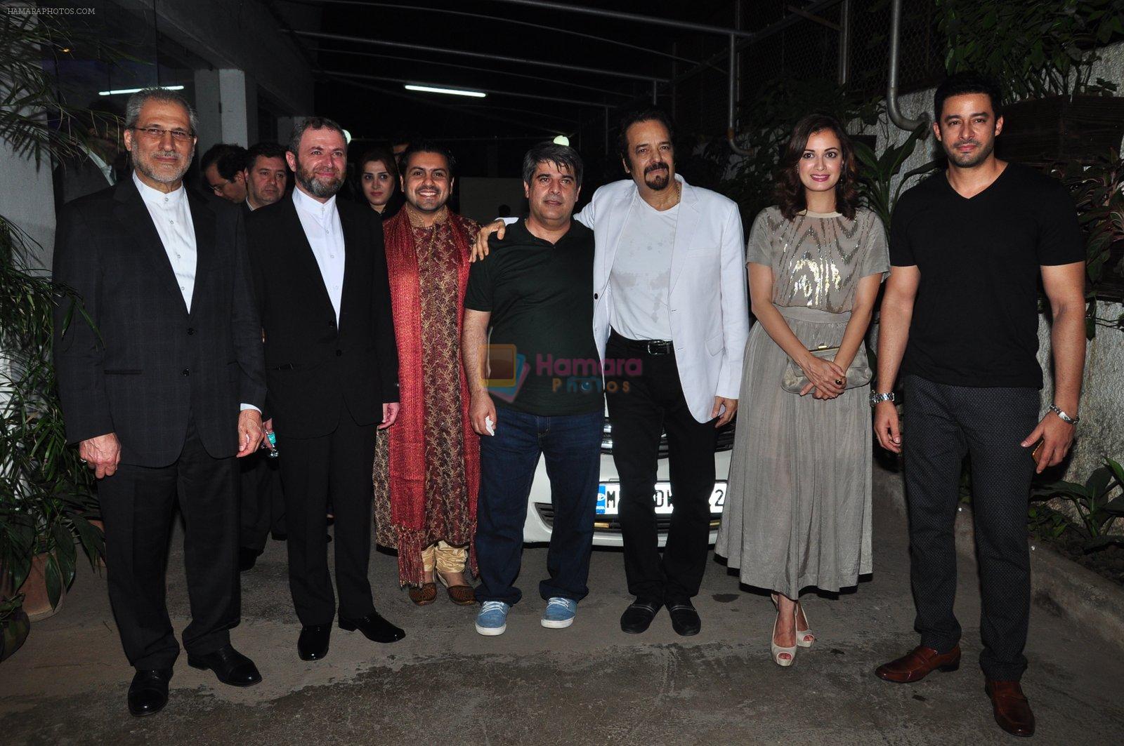 Dia Mirza, Zulfi Syed, Akbar Khan at Taj Mahal screening on 11th March 2016