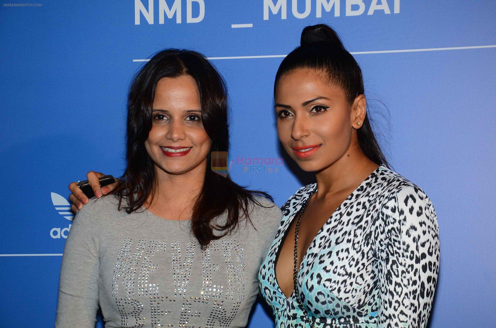 Nisha Harale, Candice Pinto at Adidas launch in Mumbai on 12th March 2016