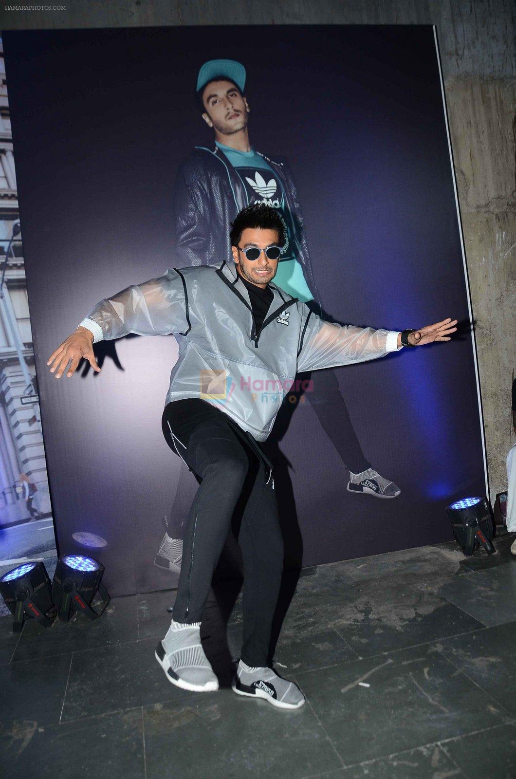Ranveer Singh at Adidas launch in Mumbai on 12th March 2016
