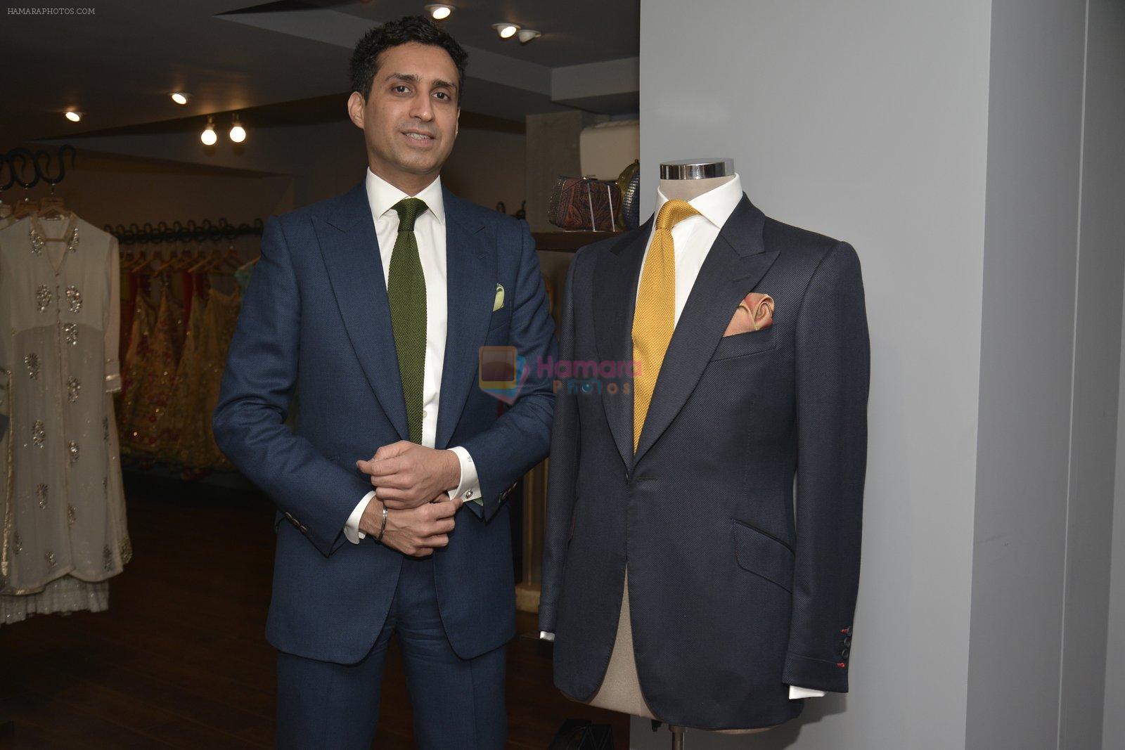 at Designer Paul Jheeta from Savile Row, London launched his label exclusively in India at Amy Billimoria House of Design on 15th March 2016