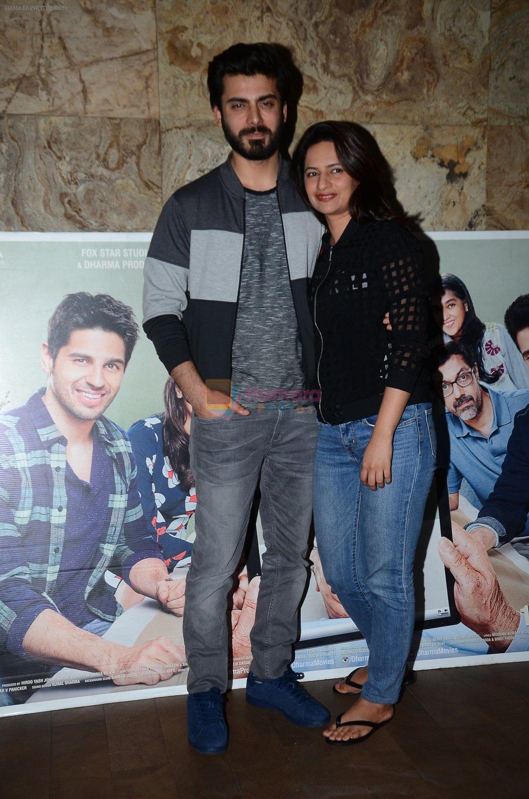 Fawad Khan at Kapoor N Sons screening on 15th March 2016