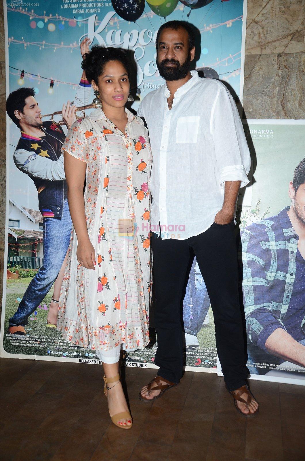 Masaba at Kapoor N Sons screening on 15th March 2016