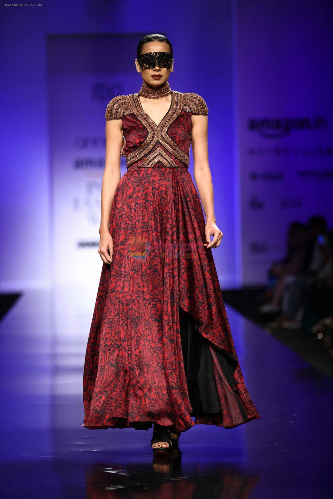 Model walk the ramp for Annaika Show at AIFW Day 2 on 17th March 2016